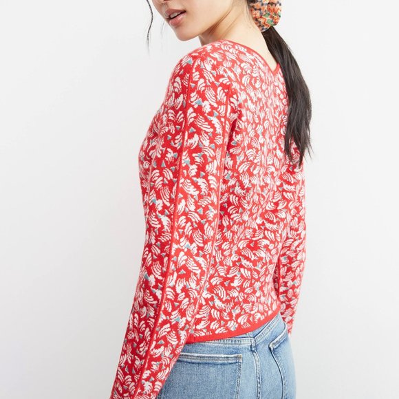 Anthropologie Lupita V-Neck Sweater